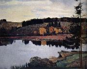 Nesterov Nikolai Stepanovich The Spring landscape oil painting